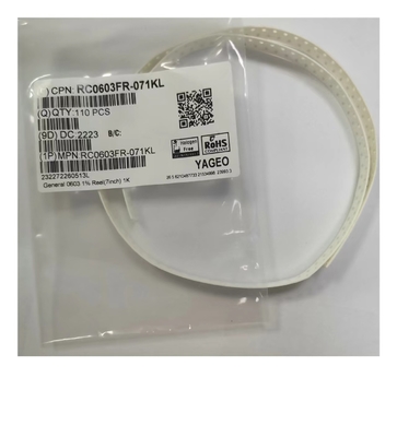 Uso generale ad alta frequenza 1KΩ di Chip Resistors 0603 del film spesso del circuito