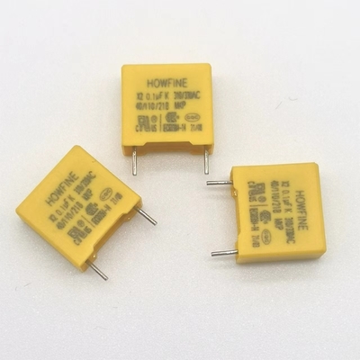 Resistenza-capacitorce, piccola dimensione del condensatore 0.1uF/275V/310V di tensione di riduzione