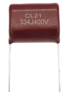 condensatore metallizzato multiuso del film di poliestere 0.33uF Heatproof