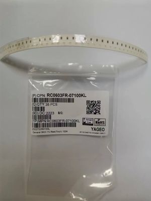 Elettrodomestici 100KΩ 0603 Chip Resistor 0,8 larghezze del ± 0.1mm