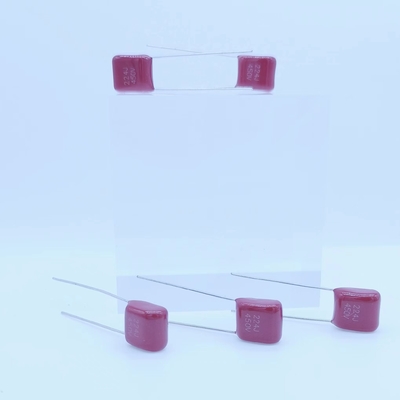 Condensatore metallizzato rosso 220nF 450VDC del film del polipropilene piccolo