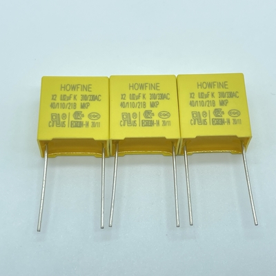 Epossiresina resistente solvente del condensatore di sicurezza di MKP 0.82uF X2